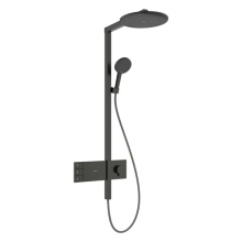 hansgrohe Raindance Alive S Showerpipe 300 2jet mit ShowerSelect Comfort, Brushed Black Chrome