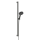 hansgrohe Raindance Alive Select S Brauseset 125 3jet EcoSmart mit Brausestange Unica E Puro 90 cm und Easy Slide Brausehalter, Brushed Black Chrome