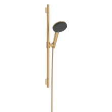 hansgrohe Raindance Alive Select S Brauseset 125 3jet EcoSmart mit Brausestange Unica S Puro 65 cm, Brushed Bronze