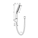 hansgrohe Raindance Alive Select S Brausehalterset 125...