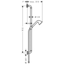 AXOR Showers/Front Brauseset 0,90 m mit Handbrause 85...