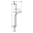 AXOR Showers/Front Brauseset 0,90 m mit Handbrause 85...