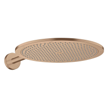 AXOR ShowerSolutions Kopfbrause 350 1jet mit Brausearm, Brushed Red Gold