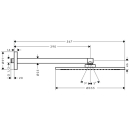 AXOR ShowerSolutions Kopfbrause 350 1jet mit Brausearm,...