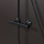 hansgrohe Vernis Blend Showerpipe 200 1jet EcoSmart mit Thermostat, Mattschwarz