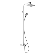 hansgrohe Vernis Shape Showerpipe 230 1jet EcoSmart mit Wannenthermostat, Chrom