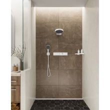 hansgrohe Rainfinity Kopfbrause 250 1jet mit Wandanschluss, Mattweiß
