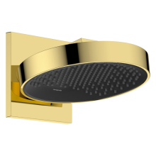 hansgrohe Rainfinity Kopfbrause 250 1jet mit Wandanschluss, Polished Gold Optic
