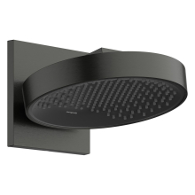 hansgrohe Rainfinity Kopfbrause 250 1jet EcoSmart mit Wandanschluss, Brushed Black Chrome