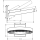 hansgrohe Rainfinity Kopfbrause 360 1jet mit Wandanschluss, Chrom