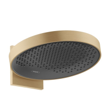 hansgrohe Rainfinity Kopfbrause 360 1jet mit Wandanschluss, Brushed Bronze