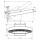 hansgrohe Rainfinity Kopfbrause 360 1jet mit Wandanschluss, Brushed Black Chrome