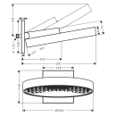 hansgrohe Rainfinity Kopfbrause 360 1jet mit...