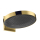 hansgrohe Rainfinity Kopfbrause 360 1jet mit Wandanschluss, Polished Gold Optic