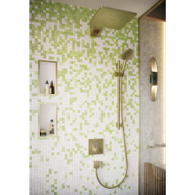 hansgrohe Raindance E Kopfbrause 300 1jet mit Brausearm, Brushed Bronze