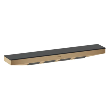 hansgrohe Rainfinity Schulterbrause 500 1jet mit Duschablage, Brushed Bronze