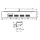 hansgrohe Rainfinity Schulterbrause 500 1jet mit Duschablage, Mattschwarz