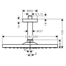 hansgrohe Raindance E Kopfbrause 300 1jet mit...