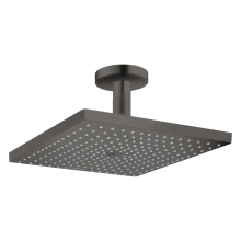 hansgrohe Raindance E Kopfbrause 300 1jet EcoSmart mit Deckenanschluss, Brushed Black Chrome