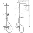 hansgrohe Vernis Shape Showerpipe 240 1jet EcoSmart mit...