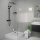 hansgrohe Vernis Shape Showerpipe 240 1jet EcoSmart mit Thermostat, Mattschwarz