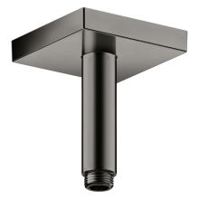 AXOR ShowerSolutions Deckenanschluss 100 mm eckig, Polished Black Chrome