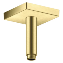 AXOR ShowerSolutions Deckenanschluss 100 mm eckig, Brushed Brass