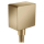 hansgrohe FixFit Wandanschluss Square mit Rückflussverhinderer, Brushed Bronze