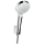 hansgrohe Crometta Brausehalterset 100 1jet EcoSmart mit Brauseschlauch 125 cm, Weiß/Chrom