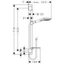 hansgrohe Raindance Select E Brauseset 120 3jet mit...