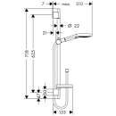hansgrohe Raindance Select S Brauseset 120 3jet mit...