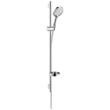 hansgrohe Raindance Select S Brauseset 120 3jet EcoSmart mit Brausestange 90 cm und Seifenschale, Chrom