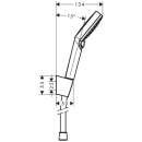 hansgrohe Crometta Brausehalterset 100 Vario EcoSmart mit...