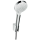 hansgrohe Crometta Brausehalterset 100 Vario EcoSmart mit Brauseschlauch 160 cm, Weiß/Chrom