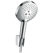 hansgrohe Raindance Select S Brausehalterset 120 3jet mit Brauseschlauch 125 cm, Chrom