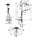 hansgrohe Croma Select S Showerpipe 280 1jet mit...