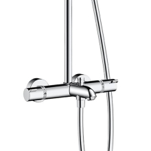 hansgrohe Croma Select S Showerpipe 280 1jet mit Wannenthermostat, Chrom