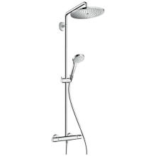 hansgrohe Croma Select S Showerpipe 280 1jet EcoSmart mit Thermostat, Chrom