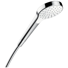 hansgrohe Croma S Handbrause 110 1jet EcoSmart+, Weiß/Chrom