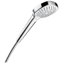 hansgrohe Croma Select E Handbrause 110 Multi EcoSmart, Weiß/Chrom