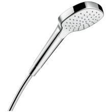hansgrohe Croma E Handbrause 110 1jet EcoSmart, Weiß/Chrom