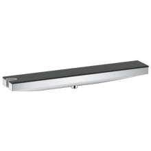 hansgrohe Rainfinity Wandanschluss Porter 500 mit Brausehalter links und Duschablage, Chrom