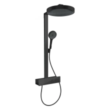 hansgrohe Rainfinity Showerpipe 360 1jet mit ShowerTablet 350, Mattschwarz