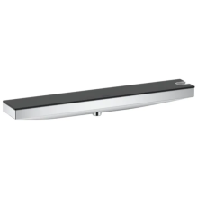 hansgrohe Rainfinity Wandanschluss Porter 500 mit Brausehalter rechts und Duschablage, Chrom