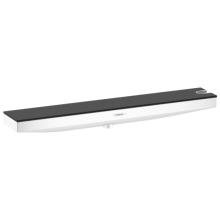 hansgrohe Rainfinity Wandanschluss Porter 500 mit Brausehalter rechts und Duschablage, Mattweiß