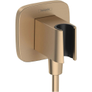hansgrohe FixFit Q Wandanschluss mit Brausehalter,...
