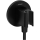 hansgrohe FixFit S Wandanschluss mit Brausehalter, Mattschwarz