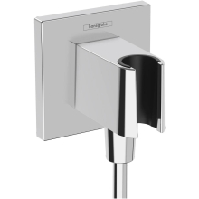 hansgrohe FixFit E Wandanschluss mit Brausehalter, Chrom