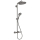 hansgrohe Croma Select S Showerpipe 280 1jet EcoSmart mit Thermostat und Handbrause Raindance Select S 120 3jet, Mattschwarz