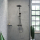 hansgrohe Croma Select S Showerpipe 280 1jet EcoSmart mit Thermostat und Handbrause Raindance Select S 120 3jet, Polished Gold Optic